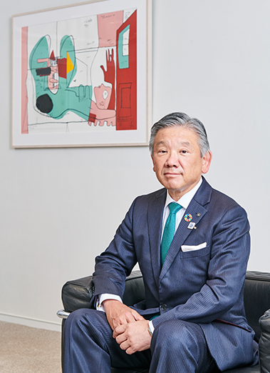 代表取締役社長の肖像写真