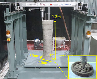 図-2 中空の大型柱製作状況