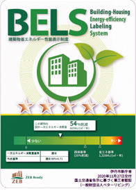 新庁舎 BELS でのZEB Ready 認証取得