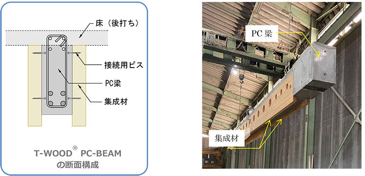 図1 本部材の断面構成事例