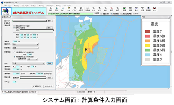 生産施設向け総合地震防災システムを開発