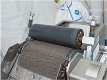 磁選機でのナノ磁性除染剤回収