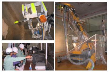 遠隔操作型解体ロボット