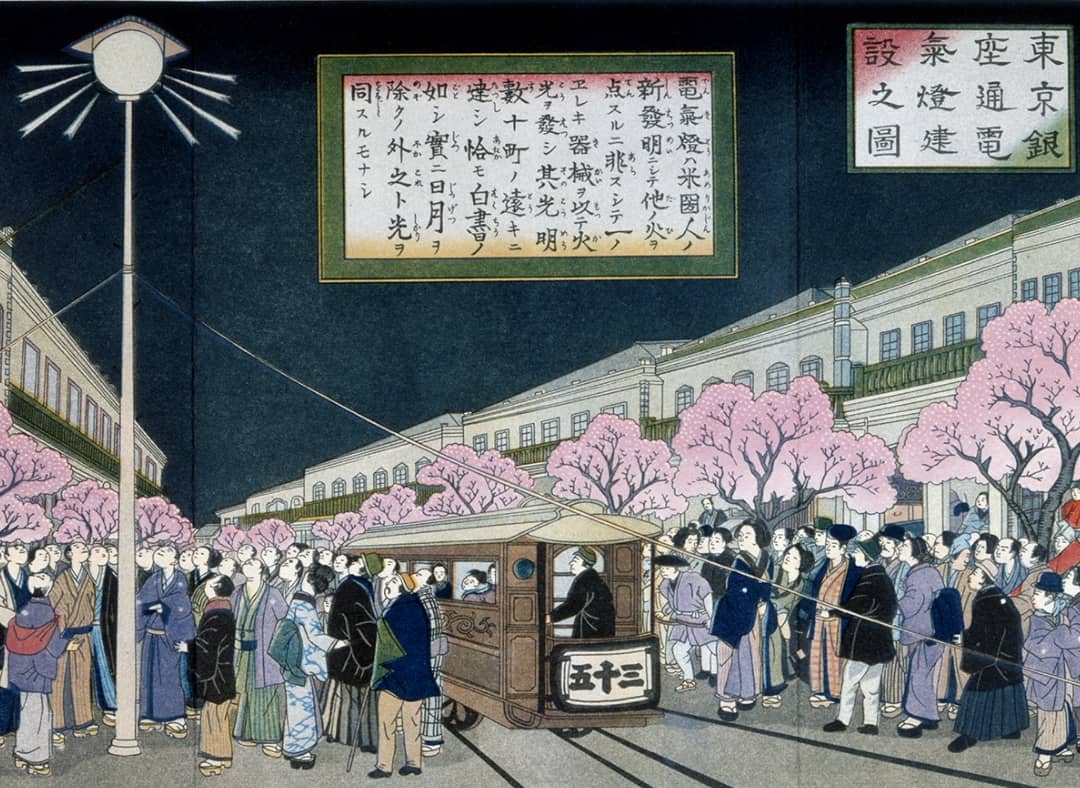 銀座通りにアークの灯を灯すの写真