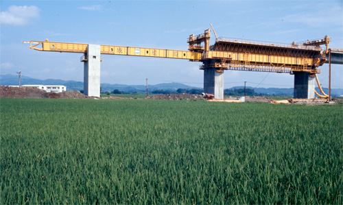 東北新幹線 第一北上川橋梁 大成建設株式会社