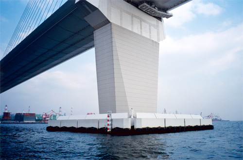 高橋 首都高速道路 高速湾岸線 鶴見つばさ橋［下部工］ | 大成建設