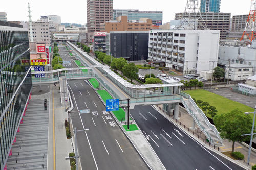 高崎駅東口ペデストリアンデッキ 第２工区 実績紹介 大成建設株式会社